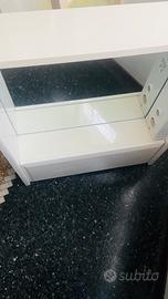 Mobile bagno laccato bianco