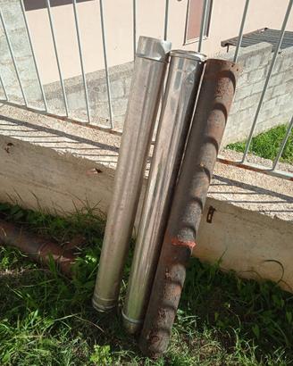 Tubi stufa a pellet da 100 + 2 curve