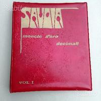 Due Album per monete d'oro Savoia voll.I e II