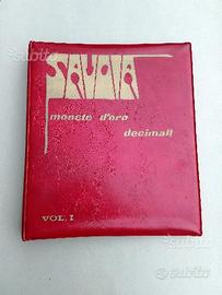 Due Album per monete d'oro Savoia voll.I e II