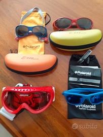 Occhiali da vista Polaroid e Salice Exess junior.