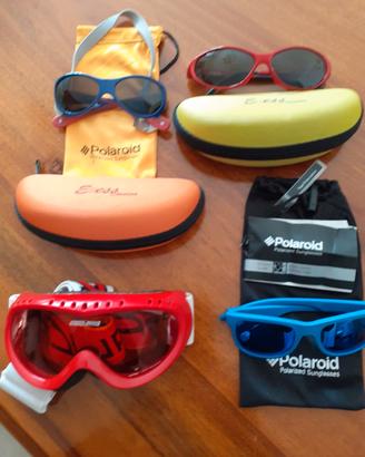 Occhiali da vista Polaroid e Salice Exess junior.