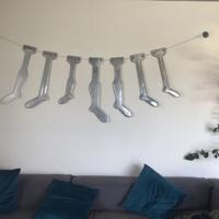 Vecchie matrici, stampi industriali per calze/calz