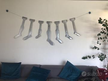 Vecchie matrici, stampi industriali per calze/calz