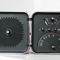 Brionvega TS502 Radio Cubo Rossa tasto CAF vintage