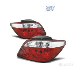 FANALI PER PEUGEOT 307 01-05 LOOK SUBARU VETRO ROS