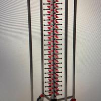 carrello portapiatti pieghevole