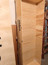 Cassa Panca Bancale Legno Trasporto Viaggio 