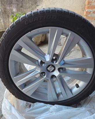 cerchi lega 17 Seat  + gomme invwrnali