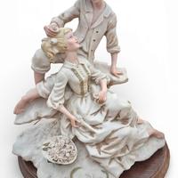 Statua coppia amanti Capodimonte vintage raro