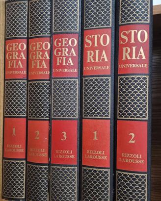 Storia e Geografia Rizzoli Larousse 1965 5pz
