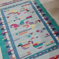 Tappeto kilim in lana multicolore