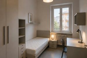 Stanza singola in zona saffi