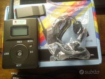 Trasmettitore fm guida turistica portatile