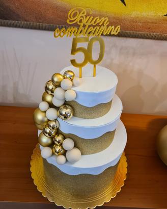 Torta 50 anni apribile