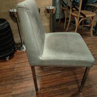 Sedie ecopelle argentate (20 unita)