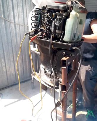 motore marino mercury super america 25hp 