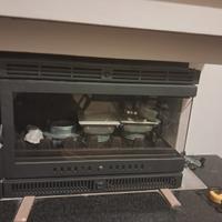 Inserto camino a legna nuovo