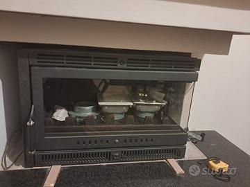 Inserto camino a legna nuovo