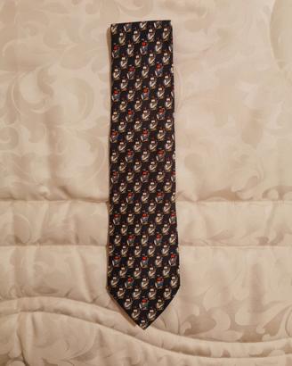 Gucci Cravatta originale 100% seta 