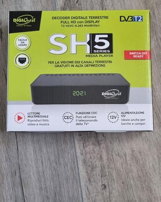 Decoder digitale terrestre Digiquest SH5