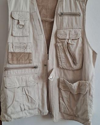 Smanicato gilet uomo pesca L XL fishing caccia