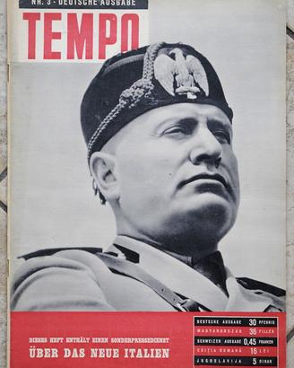 Tempo ed. tedesca n°3 Ottobre 1940 edizione biling