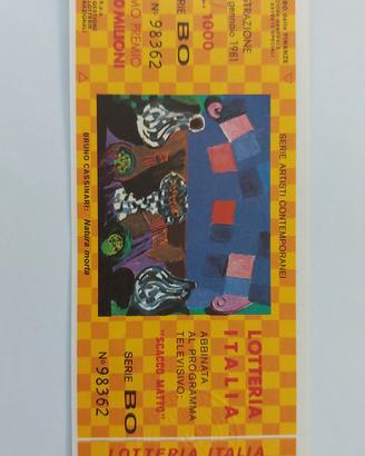 Biglietti Lotteria Italia 1981