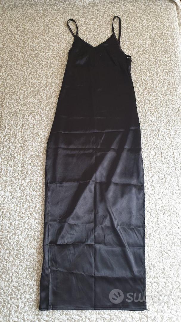 AIEOE Mini Abito Sexy Schiena Nuda da Donna con Scollo V all'Americana Vestito Corto Pieghe Curvy Sexy Taglia XS Arancione 02