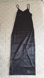 Abito estivo da donna in raso setoso con spalline