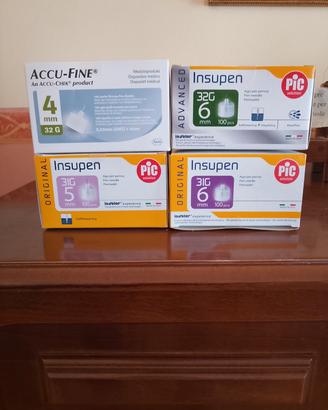box aghi per insulina varie misure