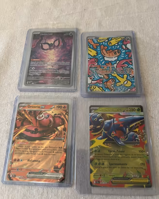 Carte 4 Carte Pokèmon Italiane