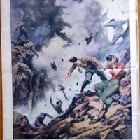 DOMENICA DEL CORRIERE 1946 e 1949 Stromboli