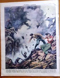 DOMENICA DEL CORRIERE 1946 e 1949 Stromboli