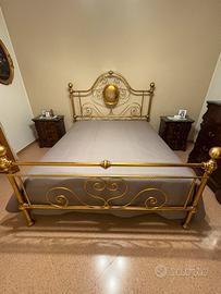 Struttura letto matrimoniale rete inclusa