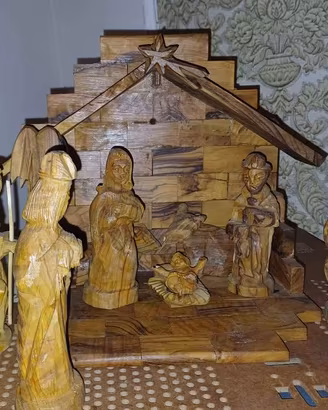 Presepe in legno 40 x 30 acquistato in Terra Santa