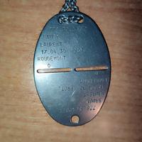 Piastrina Soldato svizzero Saugy Laurent