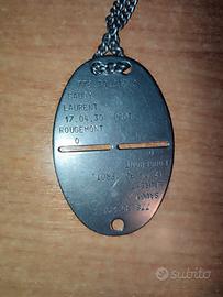 Piastrina Soldato svizzero Saugy Laurent