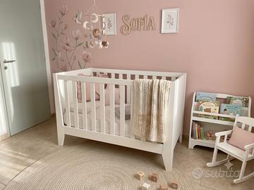Lettino letto Picci Dili Best con materasso cuscin