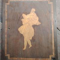 antico sportello intarsiato 