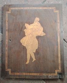 antico sportello intarsiato 