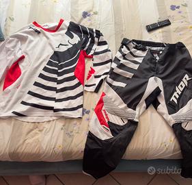 Completo pantaloni+maglia cross/enduro