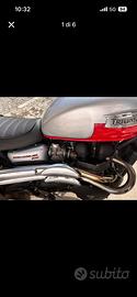 Moto Triumph scarampler