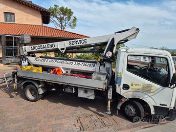Nissan Cabstar 35.11 con piattaforma aerea CTE