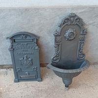 Cassetta delle lettere in ghisa