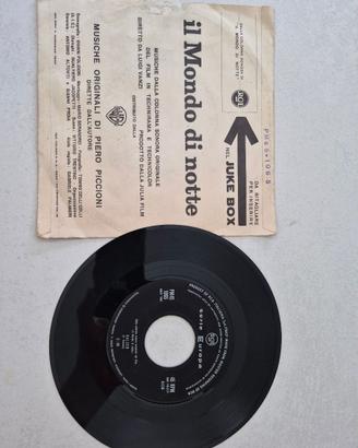 PIERO PICCIONI - Il Mondo di Notte 45 Giri Vinile