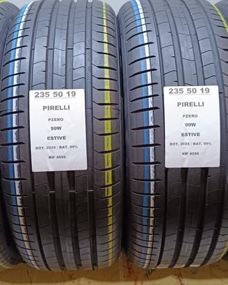 4 GOMME 235 50 19 PIRELLI 2024 99% RIF4556