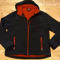 Softshell MYDAY mod. Genesis, Nero/Rosso, NUOVO  L
