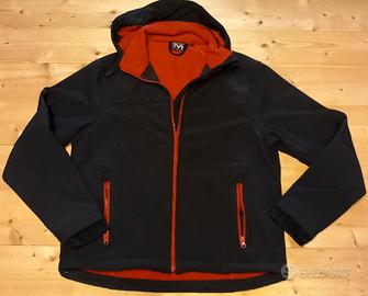 Softshell MYDAY mod. Genesis, Nero/Rosso, NUOVO  L