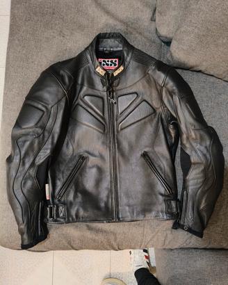 giacca moto ixs tg 50 pelle